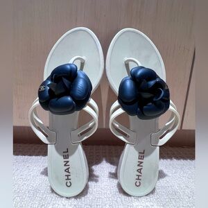 Women’s Chanel Camilla rubber sandals
